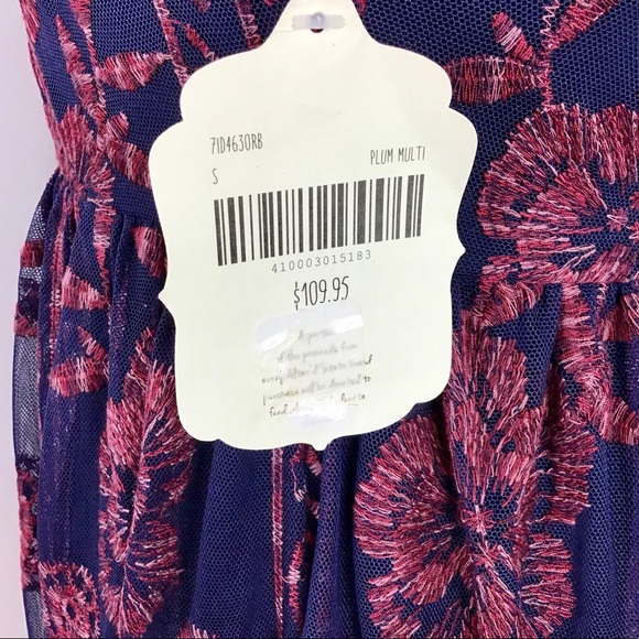 Altar’d State Onawei Plum Multi Lace Maxi S - Picture 9 of 13